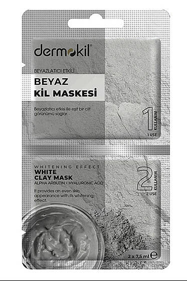 Beyazlatıcı Etkili Beyaz Kil Maskesi 2x7.5 ml - CİLT BAKIM&KOZMETİK