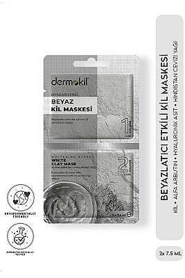 Beyazlatıcı Etkili Beyaz Kil Maskesi 2x7.5 ml - CİLT BAKIM&KOZMETİK