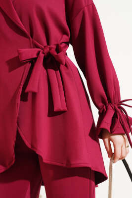 Bileği Bağcıklı Scuba İkili Takım Bordo - İKİLİ TAKIM