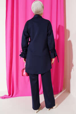 Bileği Bağcıklı Scuba İkili Takım Lacivert - İKİLİ TAKIM