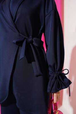 Bileği Bağcıklı Scuba İkili Takım Lacivert - İKİLİ TAKIM