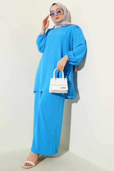 Bilek Lastikli Salaş Ayrobin İkili Takım Turkuaz - İkili Takım