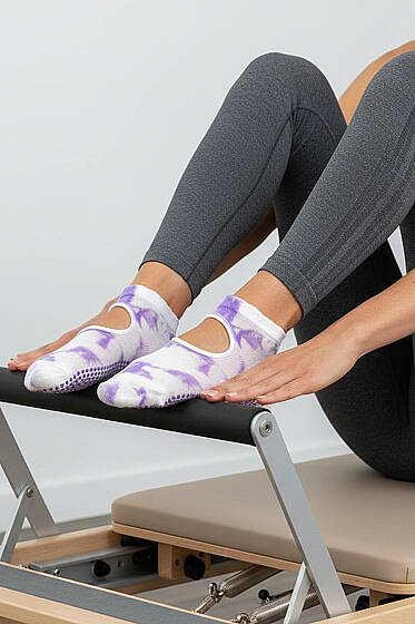 Bilekli Yoga ve Pilates Kadın Çorap Asorti 2 - Babet / Patik Çorap