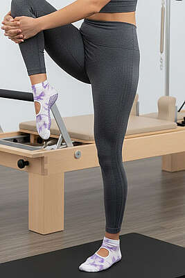Bilekli Yoga ve Pilates Kadın Çorap Asorti 2 - Babet / Patik Çorap