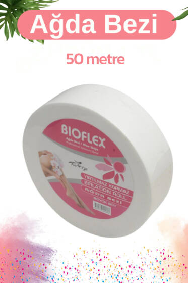 Bioflex Ağda Bezi 50 Metre - Ağda Bantları
