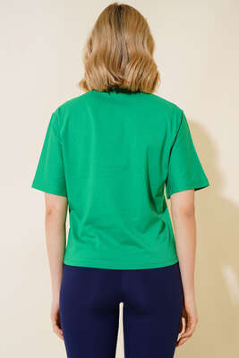 Bisiklet Yaka Basic T-shirt Benetton - Yeni Giyim