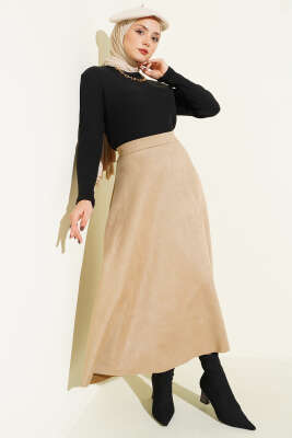 Bisiklet Yaka Fitilli Bluz Siyah - Bluz