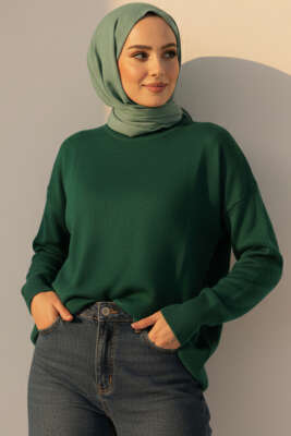 Bisiklet Yaka Merserize Tunik Nefti 