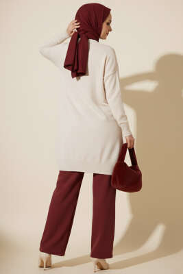 Bisiklet Yaka Merserize Tunik Taş - Yılın Fırsatı