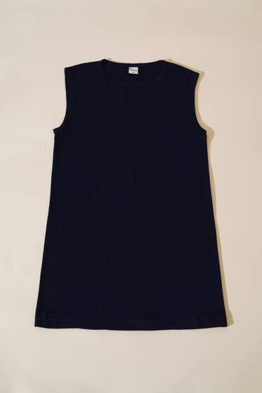 Bisiklet Yaka Sıfır Kol Bayan Body Siyah - İç Giyim