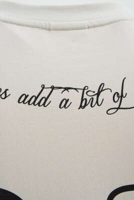 Bitki Baskılı Erkek T-shirt Taş - Erkek T-shirt