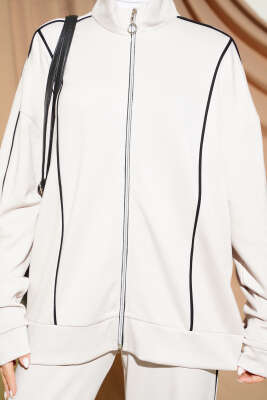 Biye Detaylı Fermuarlı Loyşa İkili Takım Taş - İkili Takım