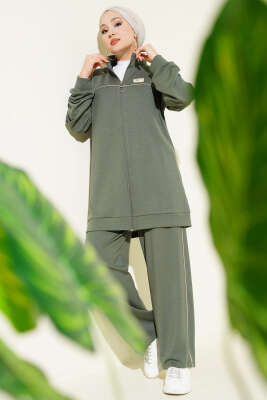 Biyeli Armalı Loyşa İkili Takım Haki - NESSİA