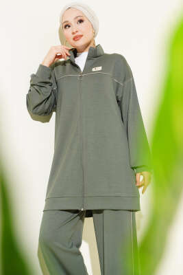 Biyeli Armalı Loyşa İkili Takım Haki - İkili Takım