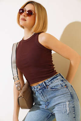 Biyeli Body Kahve - Kadın Giyim Modelleri