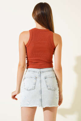 Biyeli Body Kiremit - Kadın Giyim Modelleri