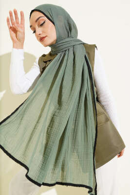 Biyeli Müslin Şal Nefti - Başörtüsü