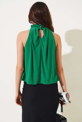 Boğazlı Kolsuz Sandy Bluz Benetton - Kadın Giyim Modelleri