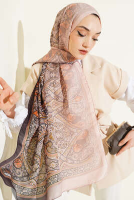 Bohem Esintili Şal Antrasit - VERTU (NYD TEKSTİL)