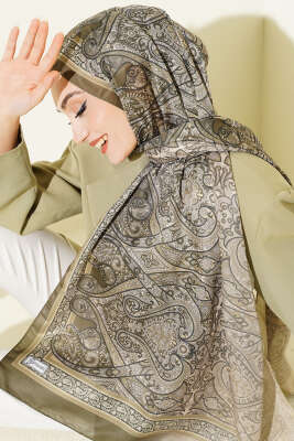 Bohem Esintili Şal Haki 