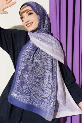 Bohem Esintili Şal Mor 