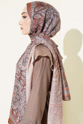 Bohem Esintili Şal Vizon - Başörtüsü