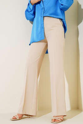 Bol Paça Cepli Pantolon Bej 