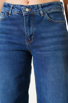 Bol Paça Kot Palazzo Pantolon Kot - Kadın Giyim Modelleri