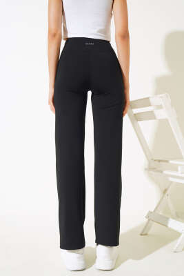 Bol Paça Tayt Siyah - Kadın Giyim Modelleri