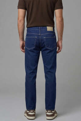 Bol Regular Fit Erkek Pantolon Lacivert - Erkek Pantolon