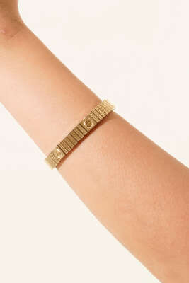 Bölmeli Bileklik Gold - KONYALI BİJUTERİ