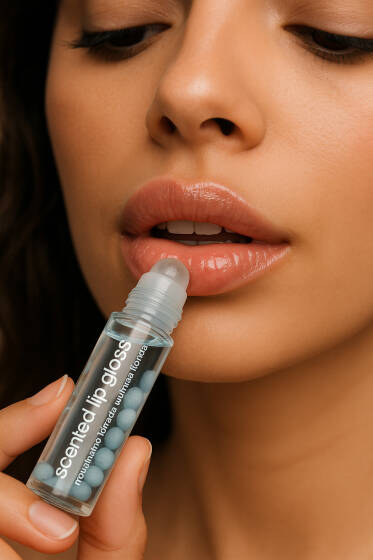 Boncuk Detaylı Dudak Yağı - Makyaj Aksesuarları