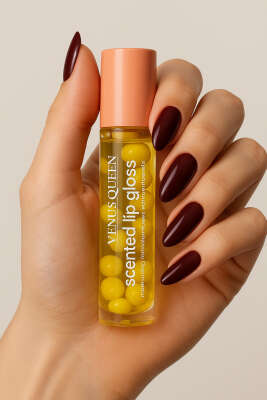 Boncuk Detaylı Dudak Yağı - Makyaj Aksesuarları