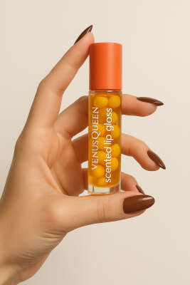 Boncuk Detaylı Dudak Yağı - Makyaj Aksesuarları