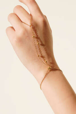 Boncuk Detaylı Şahmeran Gold - KONYALI BİJUTERİ