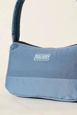 Born Charmps Baskılı Çanta Mavi - Yılın Fırsatı