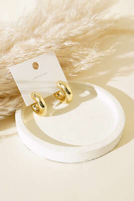 Boru Halka Küpe Gold - Yılın Fırsatı