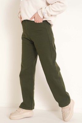 Boru Paça Haki Jean Pantolon - Pantolon