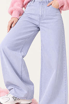 Boru Paça Lila Jean Pantolon - Pantolon