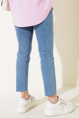 Boru Paça Sökük Jean Pantolon Kar Orta - 300-500 TL Ürünler