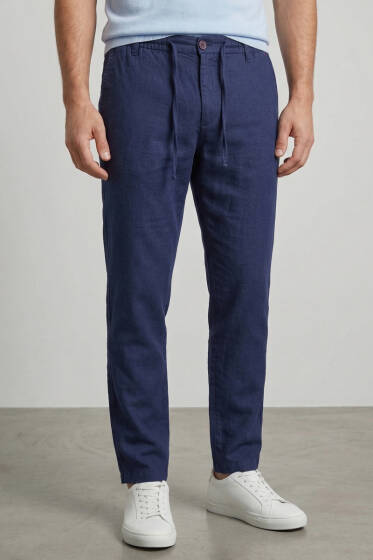 Boyfriend Jogger Erkek Pantolon Lacivert - Erkek Pantolon