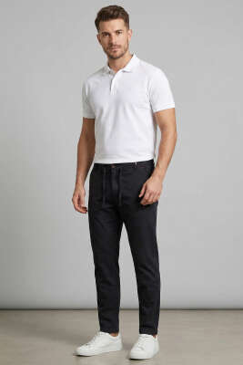 Boyfriend Jogger Erkek Pantolon Siyah - Erkek Pantolon