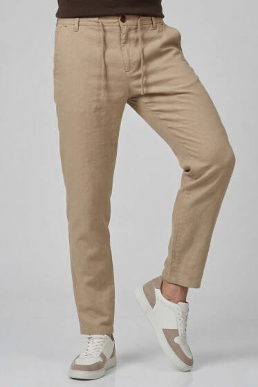 Boyfriend Jogger Erkek Pantolon Vizon - Erkek Pantolon