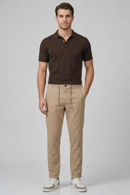 Boyfriend Jogger Erkek Pantolon Vizon - Erkek Pantolon