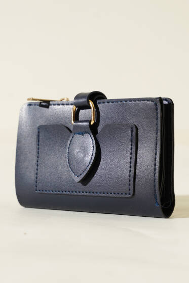 Bozuk Para Bölmeli Cüzdan Lacivert - Cüzdan&Kartlık