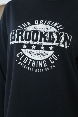 Brooklyn Serisi Siyah Tunik - Thumbnail