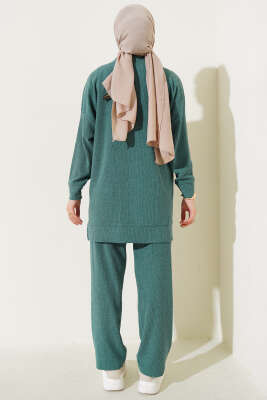 Bürümcük Basic Tunik İkili Takım Yeşil - 300-500 TL Ürünler