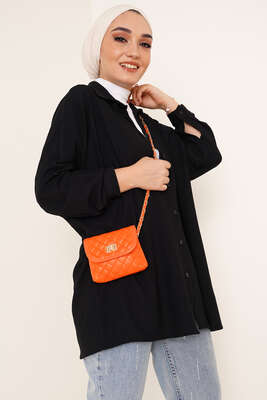 Bürümcük Salaş Gömlek Siyah - Gömlek