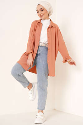 Bürümcük Salaş Gömlek Somon - Gömlek