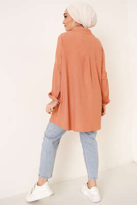 Bürümcük Salaş Gömlek Somon - Gömlek